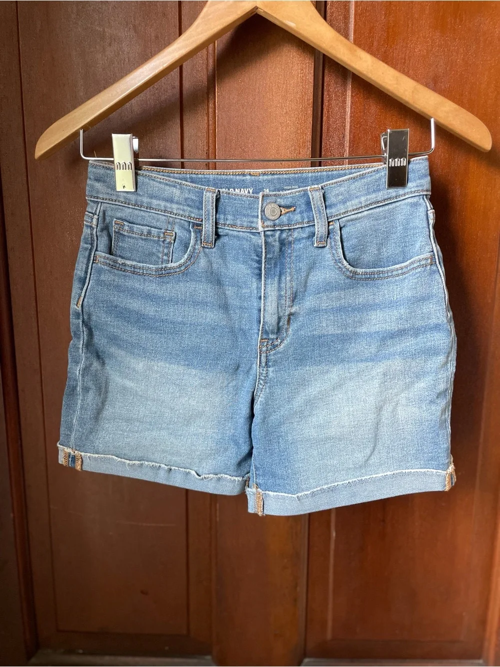 Old Navy girls size 14 high rise denim shorts